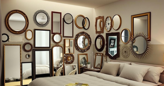 Como escolher o espelho ideal para seu quarto e transformar o ambiente Como escolher o espelho ideal para seu quarto e transformar o ambiente