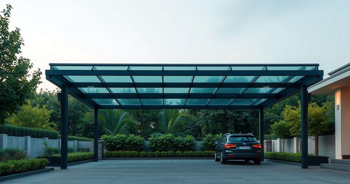 Como Escolher a Cobertura de Garagem de Vidro Ideal para Seu Espaço Como Escolher a Cobertura de Garagem de Vidro Ideal para Seu Espaço