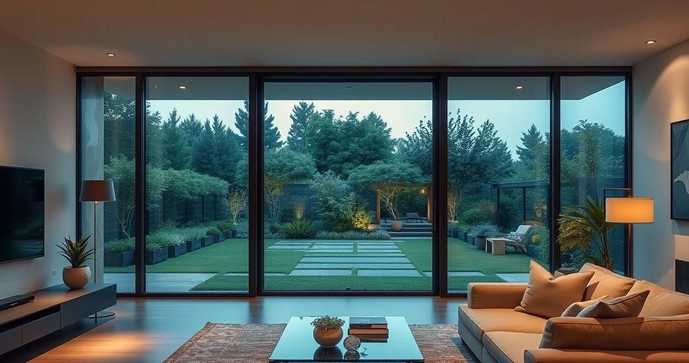 Cortina de vidro retrátil transforma espaços com elegância e praticidade Cortina de vidro retrátil transforma espaços com elegância e praticidade