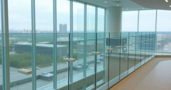 Guarda Corpo de Vidro com Alumínio Branco: Estilo e Segurança para seu Espaço Guarda Corpo de Vidro com Alumínio Branco: Estilo e Segurança para seu Espaço