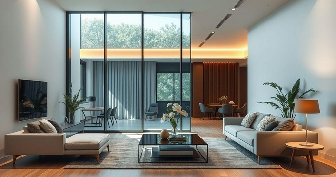 Transforme Seu Espaço com Divisória de Vidro para Sala de Estar Transforme Seu Espaço com Divisória de Vidro para Sala de Estar