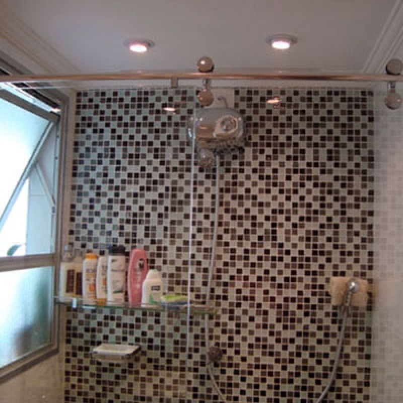 Divisória de Vidro para Banheiro Vila Lemos - Divisória Vidro Temperado