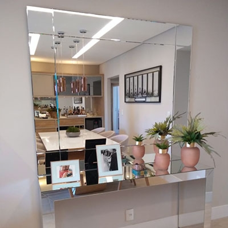 Empresa de Espelho para Sala de Jantar Jardim das Andorinhas - Espelho Bisotado