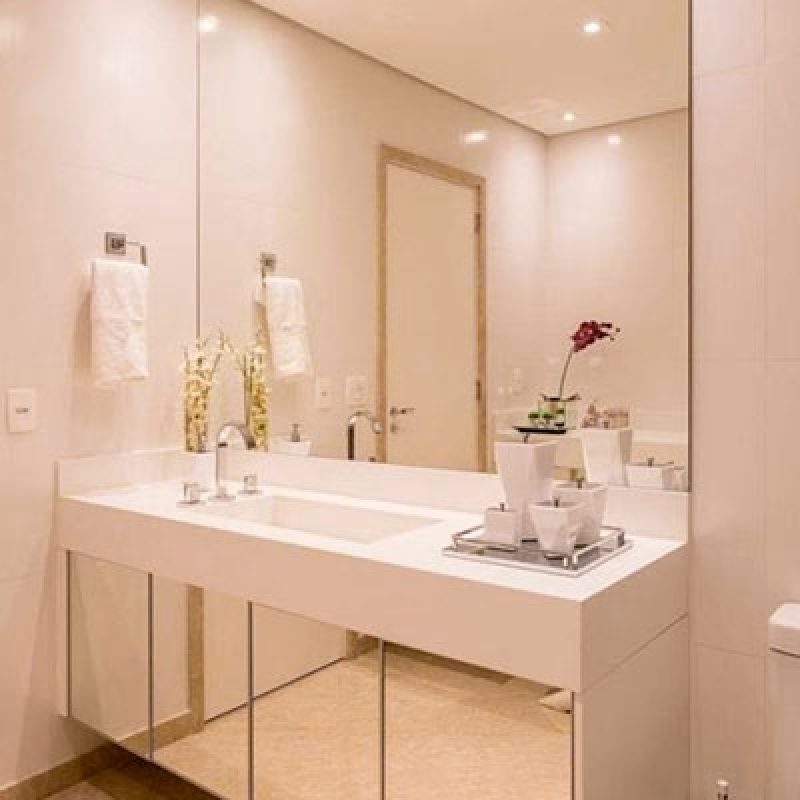 Espelho de Banheiro Melhor Preço Parque Camélias - Espelho Decorativo