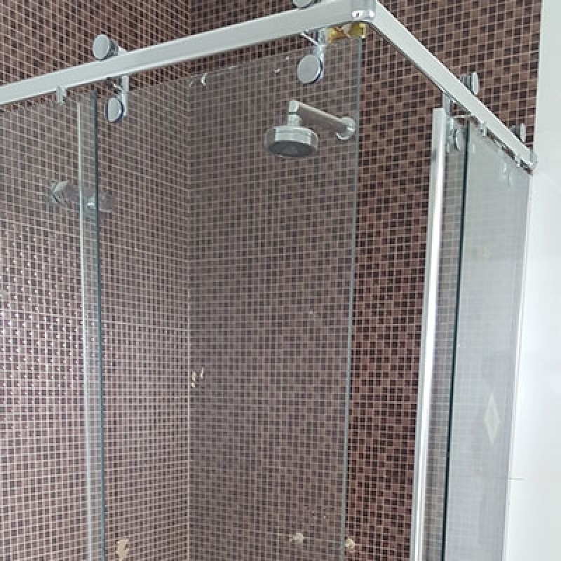 Valor de Box de Vidro de Correr para Banheiro Chácara Gargantilha - Box de Vidro para Banheiro com Porta de Abrir
